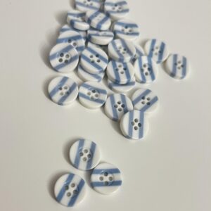 Nasturi dungi 20″ – Alb și navy