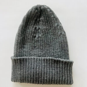 Căciula tricotată Merino, Dark Grey